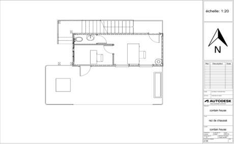 Plan d'étage — niveau rez-de-chaussée
