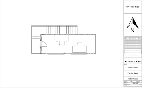 Plan d'étage — niveau supérieur
