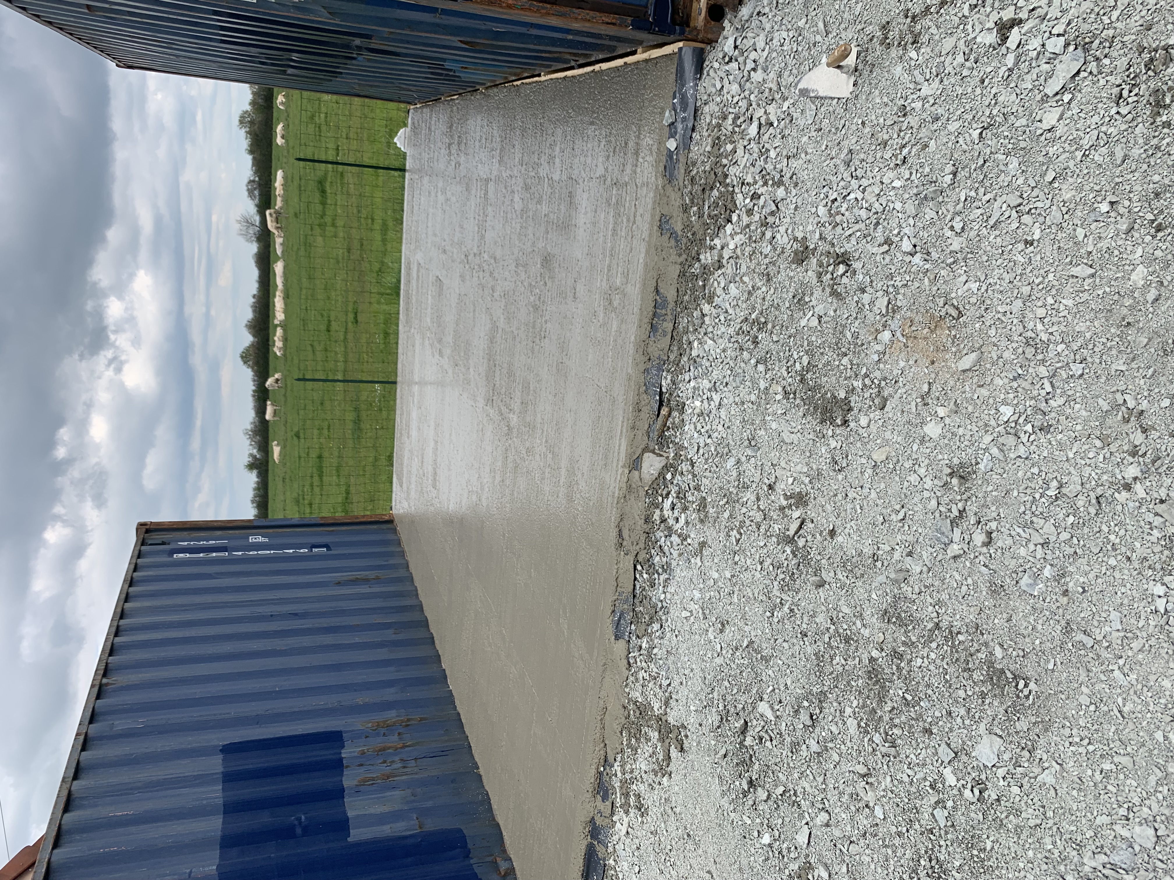 Dalle — séchage avec adjuvant retardateur